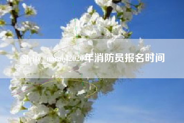 芜湖2020年消防员报名时间