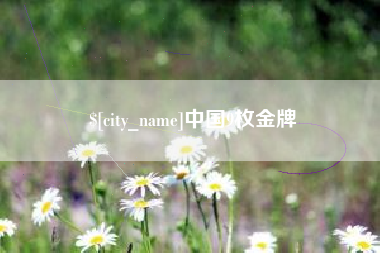 芜湖中国9枚金牌