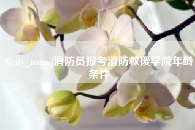 芜湖消防员报考消防救援学院年龄条件