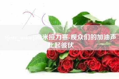 芜湖500米接力赛-观众们的加油声此起彼伏