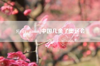 芜湖中国几金了奥运会