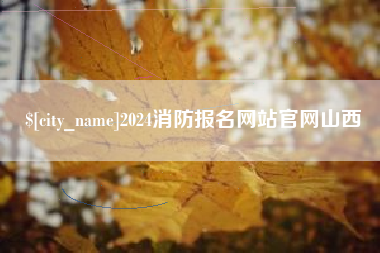 芜湖2024消防报名网站官网山西