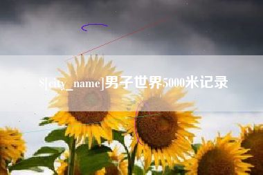 芜湖男子世界5000米记录