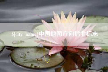 芜湖中国地图方向指北标志