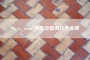 芜湖现在中国有几名金牌
