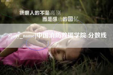 芜湖中国消防救援学院 分数线