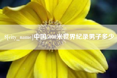 芜湖中国5000米世界纪录男子多少