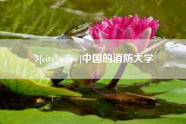 芜湖中国的消防大学