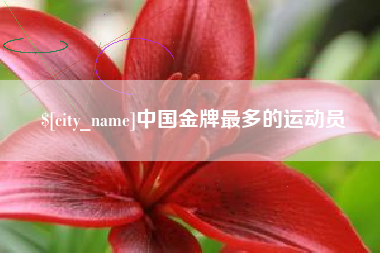芜湖中国金牌最多的运动员