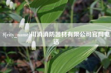 芜湖川消消防器材有限公司官网电话
