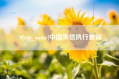 芜湖中国失信执行查询