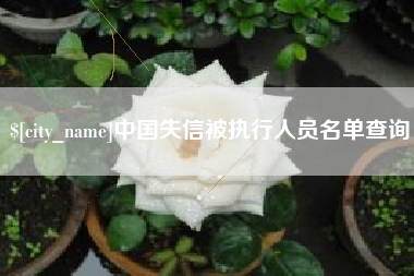 芜湖中国失信被执行人员名单查询