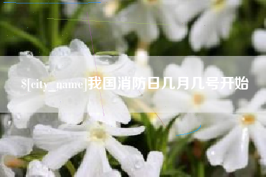 芜湖我国消防日几月几号开始