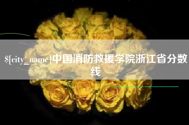 芜湖中国消防救援学院浙江省分数线