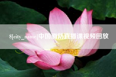 芜湖中国消防直播课视频回放