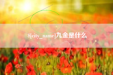 芜湖九金是什么
