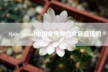 芜湖中国金牌哪六金最值钱的