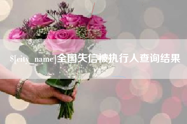 芜湖全国失信被执行人查询结果