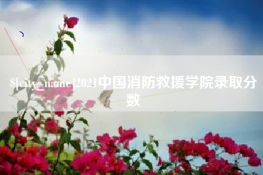 芜湖2021中国消防救援学院录取分数
