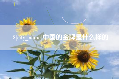 芜湖中国的金牌是什么样的